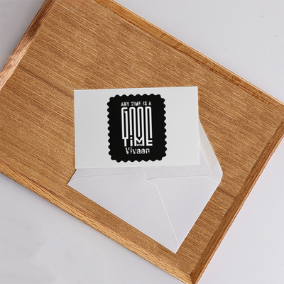 Postcards | A6 | 300 GSM Artboard Paper | Personalized, Vibrant Prints, Premium Envelope | Unisex | Personalized | Typographic | Friendship | Companionship | Everyday | Positive - front - White - mockup 1