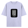 Oversized Standard T-Shirt | Unisex Relaxed Fit | 100% Super Combed Cotton DTG | Soft, Breathable & Durable | Adult | Personalized | DTG | Typographic | Friendship | Companionship | Everyday | Positive - front - Lavender - mockup 1