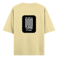 Oversized Standard T-Shirt | Unisex Relaxed Fit | 100% Super Combed Cotton DTG | Soft, Breathable & Durable | Adult | Personalized | DTG | Typographic | Friendship | Companionship | Everyday | Positive - back - Beige - mockup 2