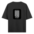 Oversized Standard T-Shirt | Unisex Relaxed Fit | 100% Super Combed Cotton DTG | Soft, Breathable & Durable | Adult | Personalized | DTG | Typographic | Friendship | Companionship | Everyday | Positive - back - Black - mockup 2