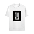 Male Standard Crew T-Shirt | Regular Fit | 100% Cotton DTF Print | Soft, Durable | Men | Personalized | DTF | Typographic | Friendship | Companionship | Everyday | Positive - front - White - mockup 1