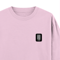 Oversized Standard T-Shirt | Unisex Oversized Fit | 180 GSM 100% Super Combed Cotton | DTF Print | Soft & Durable | Personalized | DTF | Typographic | Friendship | Companionship | Everyday | Positive - right pocket - Light Baby Pink - mockup 4