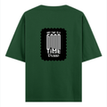 Oversized Classic T-Shirt | Unisex Oversized Fit | 100% Super-Combed Cotton | Pre-Shrunk & Ribbed Neck | Adults | Personalized | DTG | Typographic | Friendship | Companionship | Everyday | Positive - back - Bottle Green - mockup 2