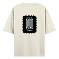 Oversized Classic T-Shirt | Unisex Oversized Fit | 100% Super-Combed Cotton | Pre-Shrunk & Ribbed Neck | Adults | Personalized | DTG | Typographic | Friendship | Companionship | Everyday | Positive - back - Off White - mockup 2