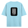 Oversized Classic T-Shirt | Unisex Fit | 100% Super-Combed Cotton | Pre-Shrunk, Double-Stitched | Adults | Personalized | DTF | Typographic | Friendship | Companionship | Everyday | Positive - back - Baby Blue - mockup 2