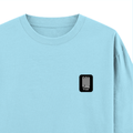 Oversized Classic T-Shirt | Unisex Fit | 100% Super-Combed Cotton | Pre-Shrunk, Double-Stitched | Adults | Personalized | DTF | Typographic | Friendship | Companionship | Everyday | Positive - right pocket - Baby Blue - mockup 4