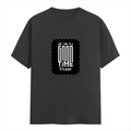 Classic Crew T-Shirt | Men's Regular Fit | 180 GSM Bio-Washed Cotton | DTG Print Ready | Double-Stitched & Ribbed Neck | Personalized | DTG | Typographic | Friendship | Companionship | Everyday | Positive - front - Steel Grey - mockup 1
