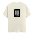 Classic Crew T-Shirt | Men's Regular Fit | 180 GSM Bio-Washed Cotton | DTG Print Ready | Double-Stitched & Ribbed Neck | Personalized | DTG | Typographic | Friendship | Companionship | Everyday | Positive - back - Off White - mockup 2