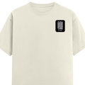 Classic Crew T-Shirt | Men's Regular Fit | 180 GSM Bio-Washed Cotton | DTG Print Ready | Double-Stitched & Ribbed Neck | Personalized | DTG | Typographic | Friendship | Companionship | Everyday | Positive - left pocket - Off White - mockup 3