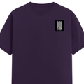 Classic Crew T-Shirt | Men's Regular Fit | 180 GSM Bio-Washed Cotton | DTG Print Ready | Double-Stitched & Ribbed Neck | Personalized | DTG | Typographic | Friendship | Companionship | Everyday | Positive - left pocket - Purple - mockup 3
