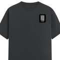 Classic Crew T-Shirt | Men's Regular Fit | 180 GSM Bio-Washed Cotton | DTG Print Ready | Double-Stitched & Ribbed Neck | Personalized | DTG | Typographic | Friendship | Companionship | Everyday | Positive - left pocket - Steel Grey - mockup 3