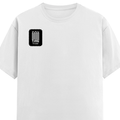 Classic Crew T-Shirt | Men's Regular Fit | 180 GSM Bio-Washed Cotton | DTG Print Ready | Double-Stitched & Ribbed Neck | Personalized | DTG | Typographic | Friendship | Companionship | Everyday | Positive - right pocket - White - mockup 4