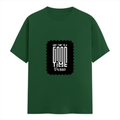 Female Classic Crew T-Shirt | Women's Regular Fit | 180 GSM Bio-Washed Cotton | Double Stitched, Pre-Shrunk | Personalized | DTG | Typographic | Friendship | Companionship | Everyday | Positive - front - Bottle Green - mockup 1