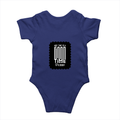 Rompers | Regular Fit Baby & Toddler | Bio-Washed Cotton | Double Stitched, Pre-Shrunk | Unisex | Personalized | DTG | Typographic | Friendship | Companionship | Everyday | Positive - back - Royal Blue - mockup 2