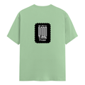 Men's Classic Crew T-Shirt | Regular Fit | 180 GSM Bio-Washed Cotton | DTF Print Ready | Pre-Shrunk, Durable | Personalized | DTF | Typographic | Friendship | Companionship | Everyday | Positive - back - Jade - mockup 2