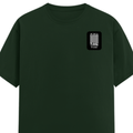 Men's Classic Crew T-Shirt | Regular Fit | 180 GSM Bio-Washed Cotton | DTF Print Ready | Pre-Shrunk, Durable | Personalized | DTF | Typographic | Friendship | Companionship | Everyday | Positive - left pocket - Bottle Green - mockup 3