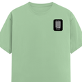 Men's Classic Crew T-Shirt | Regular Fit | 180 GSM Bio-Washed Cotton | DTF Print Ready | Pre-Shrunk, Durable | Personalized | DTF | Typographic | Friendship | Companionship | Everyday | Positive - left pocket - Jade - mockup 3