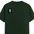 Men's Classic Crew T-Shirt | Regular Fit | 180 GSM Bio-Washed Cotton | DTF Print Ready | Pre-Shrunk, Durable | Personalized | DTF | Typographic | Friendship | Companionship | Everyday | Positive - right pocket - Bottle Green - mockup 4