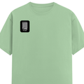 Men's Classic Crew T-Shirt | Regular Fit | 180 GSM Bio-Washed Cotton | DTF Print Ready | Pre-Shrunk, Durable | Personalized | DTF | Typographic | Friendship | Companionship | Everyday | Positive - right pocket - Jade - mockup 4