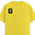 Men's Classic Crew T-Shirt | Regular Fit | 180 GSM Bio-Washed Cotton | DTF Print Ready | Pre-Shrunk, Durable | Personalized | DTF | Typographic | Friendship | Companionship | Everyday | Positive - right pocket - New Yellow - mockup 4