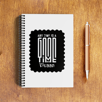 NotePad | A5 Size | Digital Print | 120 Pages | Unisex | Personalized | Typographic | Friendship | Companionship | Everyday | Positive