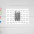 MDF Wooden Puzzles | 6x8 Inch | 30 Pieces | Durable MDF | Glossy Finish | Sublimation Print | Lightweight | Waterproof | Fade-Proof | Unisex | Personalized | Typographic | Design | Everyday | Confident - front_2 - White - mockup 2