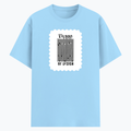 Cotton Stretch T-Shirt (Dtg) | T-Shirts | Him, Her, Unisex | Personalized | DTG | Typographic | Design | Everyday | Confident - front - Baby Blue - mockup 1