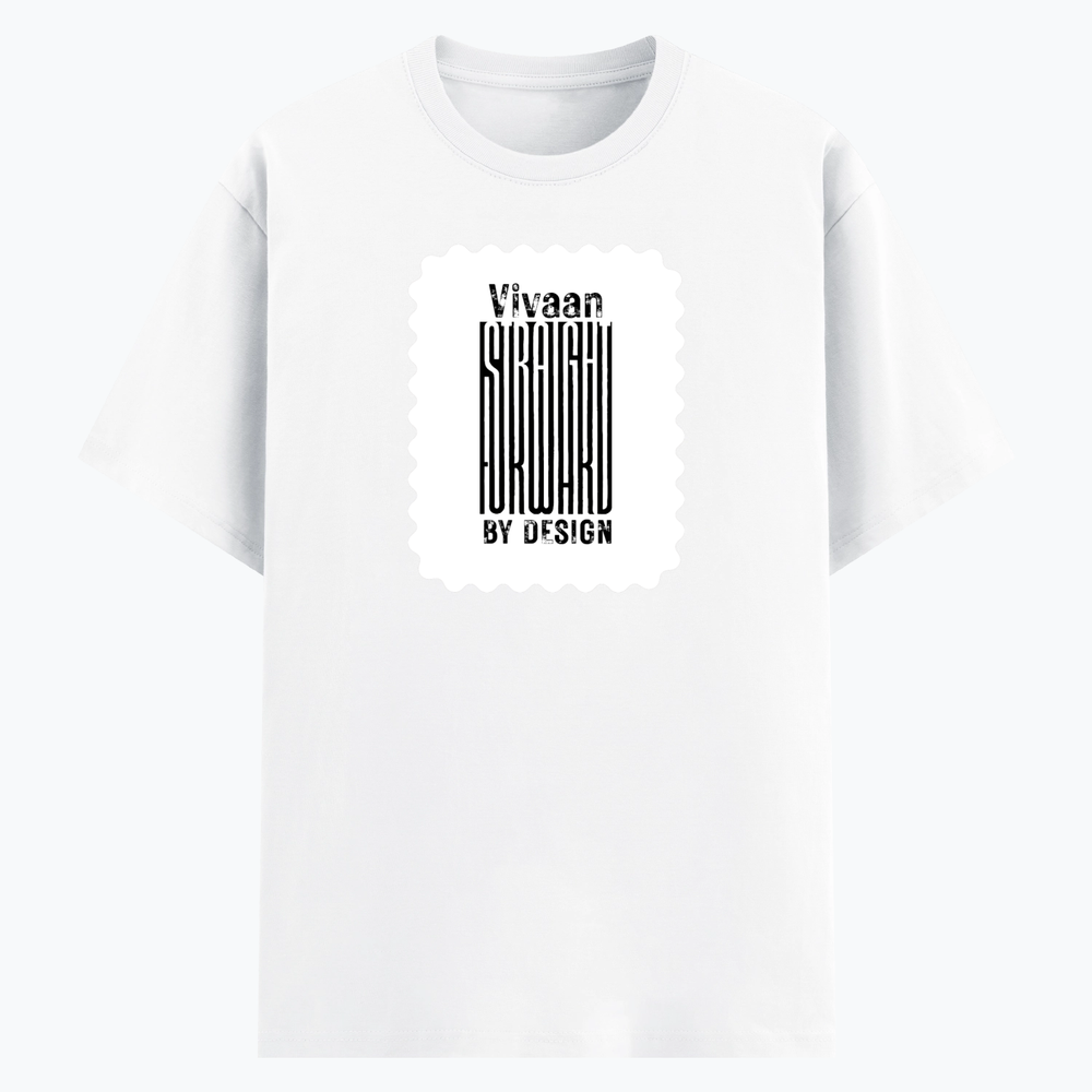 Cotton Stretch T-Shirt (Dtg) | T-Shirts | Him, Her, Unisex | Personalized | DTG | Typographic | Design | Everyday | Confident - front - White - mockup 1