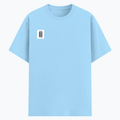 Cotton Stretch T-Shirt (Dtg) | T-Shirts | Him, Her, Unisex | Personalized | DTG | Typographic | Design | Everyday | Confident - right pocket - Baby Blue - mockup 4