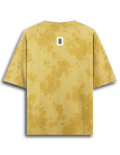 Tie Dye Oversized T-Shirt | Unisex Relaxed Fit | 260 GSM Cotton Blend | Pre-Shrunk, Bio-Washed, Drop Shoulder | Adult | Personalized | DTF | Typographic | Design | Everyday | Confident - back - mockup 2