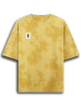 Tie Dye Oversized T-Shirt | Unisex Relaxed Fit | 260 GSM Cotton Blend | Pre-Shrunk, Bio-Washed, Drop Shoulder | Adult | Personalized | DTF | Typographic | Design | Everyday | Confident - right pocket - mockup 4