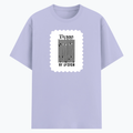 Cotton Stretch T-Shirt | Unisex Adult | 95% Cotton 5% Spandex Blend | 240 GSM, Breathable, Flexible | DTF Print Ready | Personalized | DTF | Typographic | Design | Everyday | Confident - front - Lavender - mockup 1