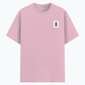 Cotton Stretch T-Shirt | Unisex Adult | 95% Cotton 5% Spandex Blend | 240 GSM, Breathable, Flexible | DTF Print Ready | Personalized | DTF | Typographic | Design | Everyday | Confident - left pocket - Light Baby Pink - mockup 3