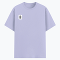 Cotton Stretch T-Shirt | Unisex Adult | 95% Cotton 5% Spandex Blend | 240 GSM, Breathable, Flexible | DTF Print Ready | Personalized | DTF | Typographic | Design | Everyday | Confident - right pocket - Lavender - mockup 4