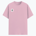 Cotton Stretch T-Shirt | Unisex Adult | 95% Cotton 5% Spandex Blend | 240 GSM, Breathable, Flexible | DTF Print Ready | Personalized | DTF | Typographic | Design | Everyday | Confident - right pocket - Light Baby Pink - mockup 4