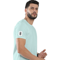 Cotton Stretch T-Shirt | Unisex Adult | 95% Cotton 5% Spandex Blend | 240 GSM, Breathable, Flexible | DTF Print Ready | Personalized | DTF | Typographic | Design | Everyday | Confident - right sleeve - Mint - mockup 6