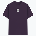 Basic T-Shirt | Unisex XS-2XL | Poly-Cotton Blend | Soft Finish & Durable | Everyday Wear | Personalized | DTG | Typographic | Design | Everyday | Confident - front - Purple melange - mockup 1