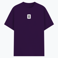 Basic T-Shirt | Unisex XS-2XL | Poly-Cotton Blend | Soft Finish & Durable | Everyday Wear | Personalized | DTG | Typographic | Design | Everyday | Confident - front - Purple - mockup 1