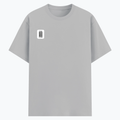 Basic T-Shirt | Unisex Fit, Sizes XS-2XL | 180 GSM Poly-Cotton Blend, DTF Ready | Bio-Wash, Silicon Finish, Durable Stitching | Adults | Personalized | DTF | Typographic | Design | Everyday | Confident - right pocket - Grey Melange - mockup 4