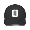 Classic Trucker Cap | Unisex | DTG Print | Breathable Mesh Back | Adjustable Snapback | Personalized | DTG | Typographic | Design | Everyday | Confident - front - Black - mockup 1