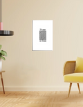 Poster | A4, A3, A5, 12x24 & More | 300 GSM Art Board | Digital Print | Fade-Proof | Adhesive Strips | Unisex | Personalized | Typographic | Design | Everyday | Confident - front_12x18In - 12x18In - mockup 5