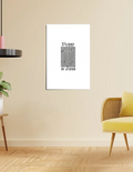 Poster | A4, A3, A5, 12x24 & More | 300 GSM Art Board | Digital Print | Fade-Proof | Adhesive Strips | Unisex | Personalized | Typographic | Design | Everyday | Confident - front_16x24In - 16x24In - mockup 8