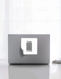 Stickers | Various Sizes (2x2-15x3 in) | 100-Micron Matte Laminated Digital Print | Die-Cut Indoor/Outdoor | Unisex | Personalized | Typographic | Design | Everyday | Confident - front_6x6 - 6x6 - mockup 7