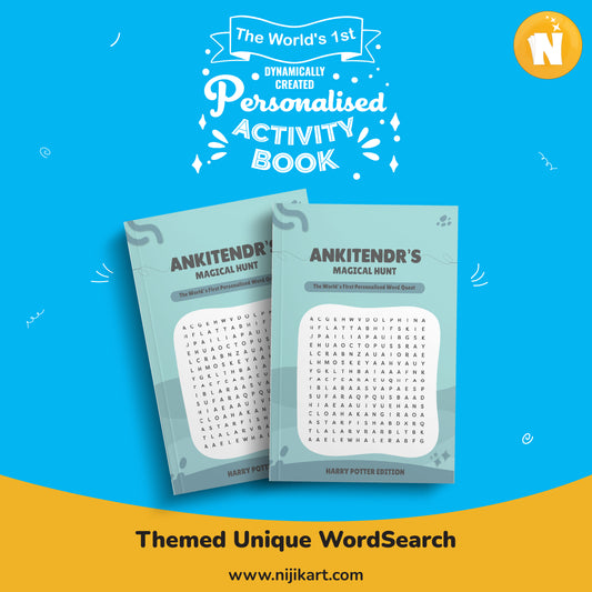 Personalized Wordsearch Book: A Magical Puzzle Adventure