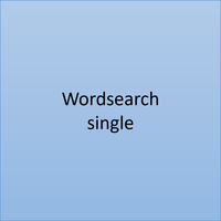 🔎 Personalized Single Wordsearch Challenge